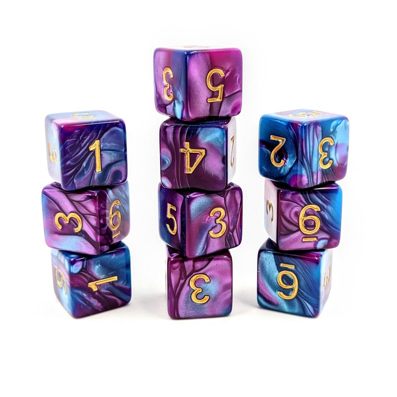 Faerie Dragon D6 Dice Set Polyhedral Dice Set Dungeons and Etsy