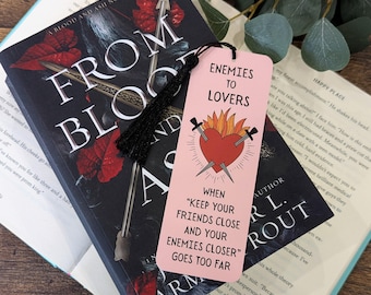 Enemies to Lovers Bookmark: Bookish Gift for Romantasy Readers
