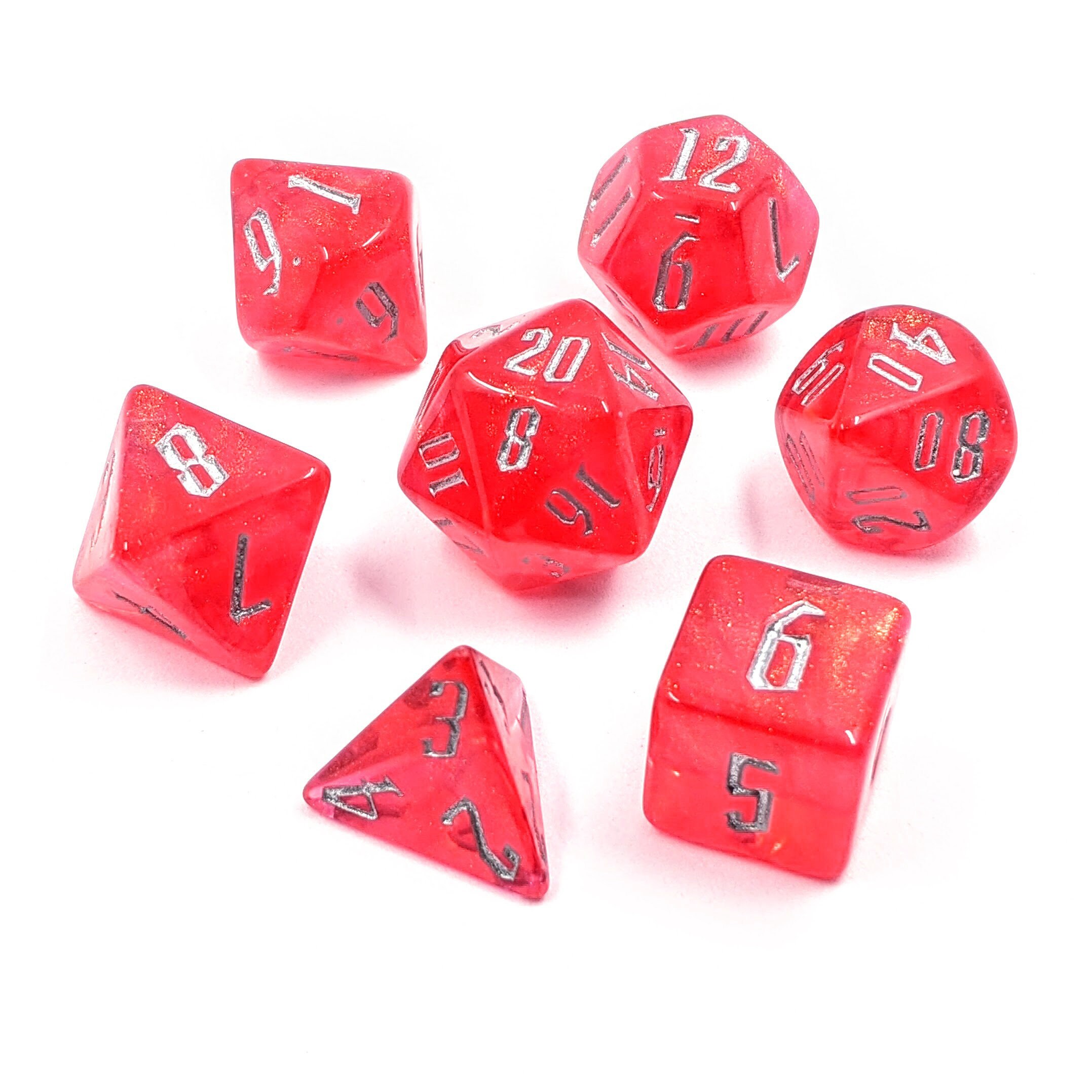 Alchemy Spinel Dice Set 7 Piece Polyhedral Dice Set for Role - Etsy Israel
