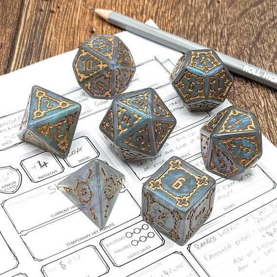Opal dnd dice set deals