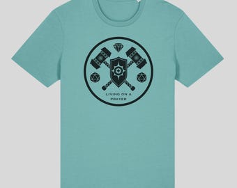 Camiseta de la clase Clérigo de D&D: Camiseta de algodón orgánico para juegos de rol de mesa de Dungeons and Dragons