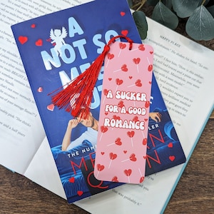 Sauger für Romantik Lesezeichen | Bücherwurm & Jenseits | Lesezeichen für Leseratten die Fantasy, Romantasy, Spicy Romance und Dark Romance Bücher lesen