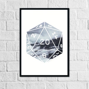 Favoured Terrain Coast Art Print | Inspired by the D&D 5e Ranger Class