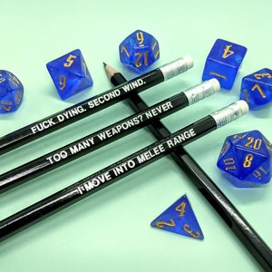 Fighter Class D&D-potloodset: Dungeons and Dragons en tabletop-RPG