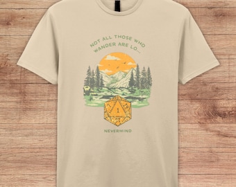 Camiseta de control de supervivencia: Camiseta de algodón de Dungeons and Dragons TTRPG