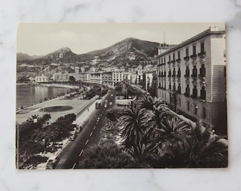 Salerno Italien Vintage Postkarte | Schwarz-Weiß-Italienisches Foto | Alle Preise sind Gesamtpreise; kein MwSt-Ausweis Alterocca Terni Sammlerstück | Nicht aufgegebene Karte