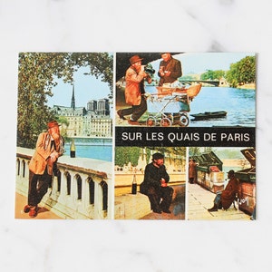 Vintage postcard - Sur les quais de Paris