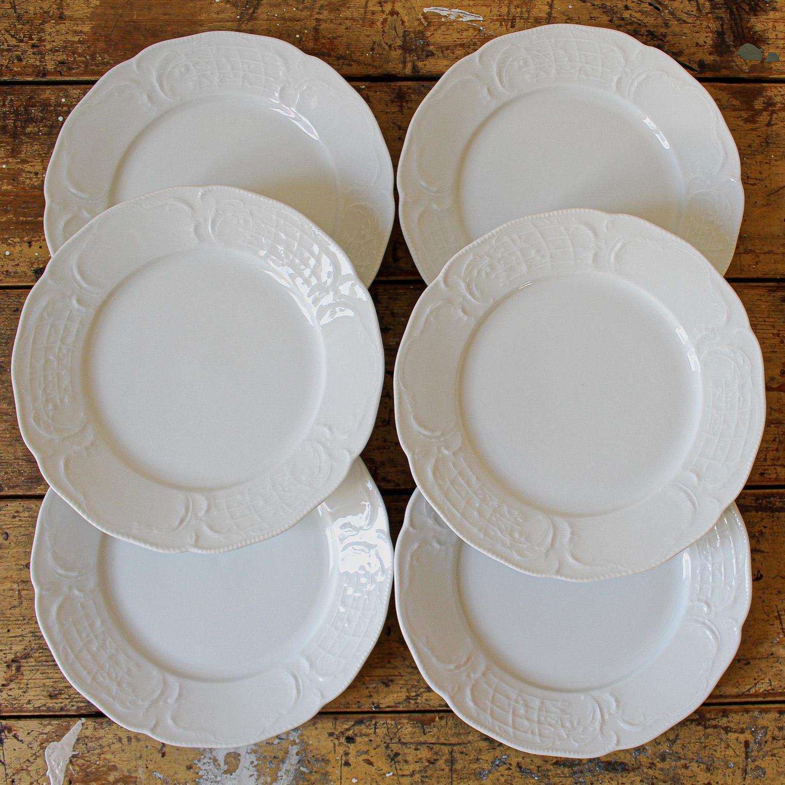 Assiette à Gâteaux Rosenthal LOTUS Secunda – Platine 19 Cm – Vintage Allemagne (État Très Bon)