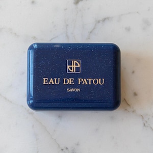 Vintage Jean Patou “Eau de Patou” Soap with Original Box – 1980s – Unused French Perfumed Soap