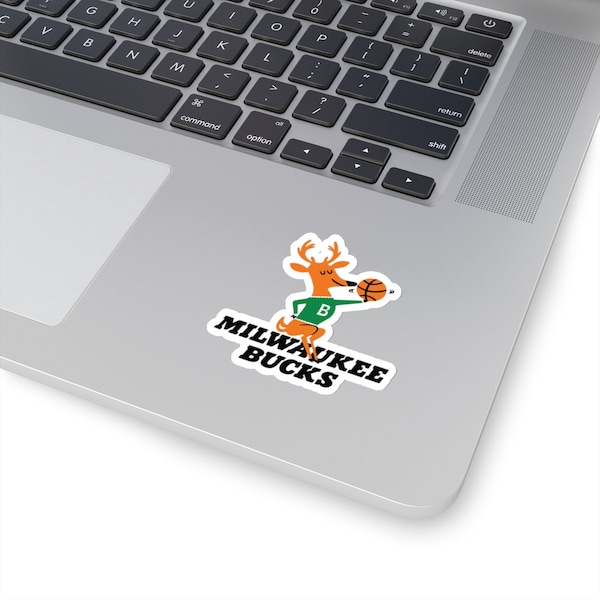 Retro Throwback Milwaukee Bucks Kiss-Cut Sticker