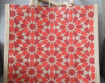 Reusable Jute Burlap Shopping/ Market Bag