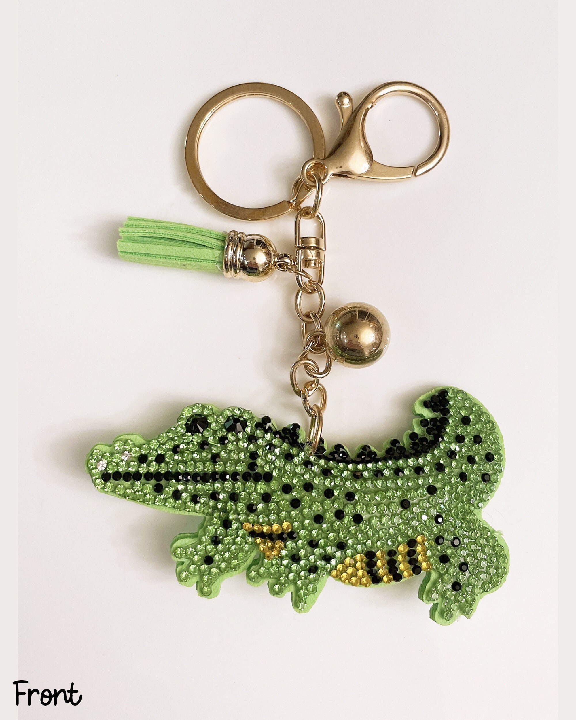 $45 Alligator Keychain Leather Key Fob Genuine Alligator Real Louisiana