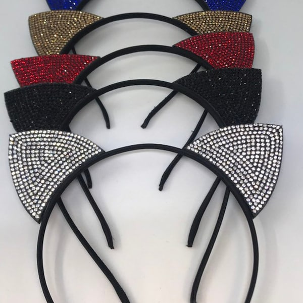 Sparkle Cat Ears Headband