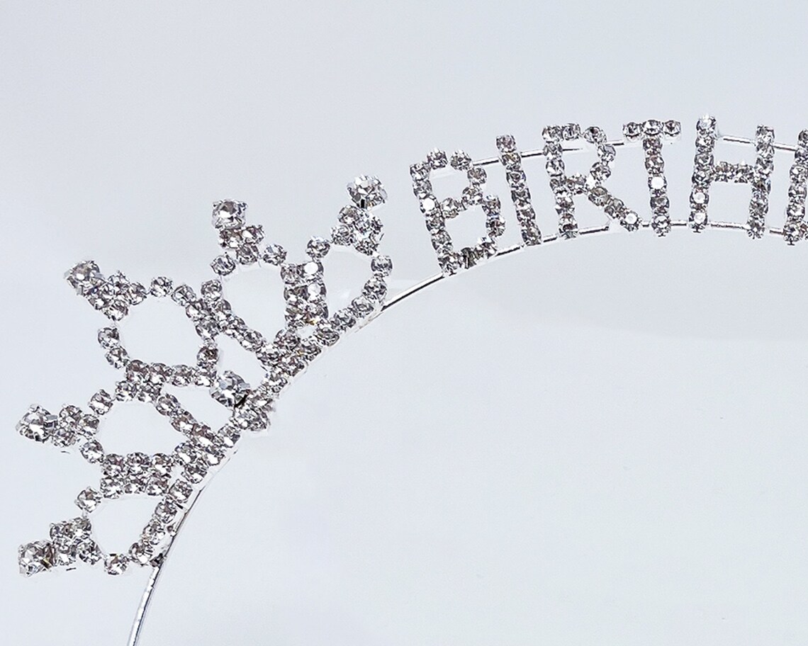 Rhinestone Birthday Girl Headband Birthday Girl Headband Etsy