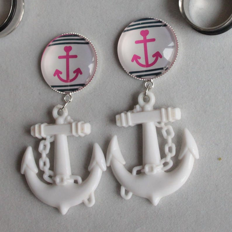 Tunnel Plug Dangle Gauge flare pendant 2G 0G 38\u201d 00G 12 916\u201d 58\u201d 1116 1316 78 1 6mm 8mm 10mm 12 mm 14mm 16mm 18mm 20mm 22mm 25mm