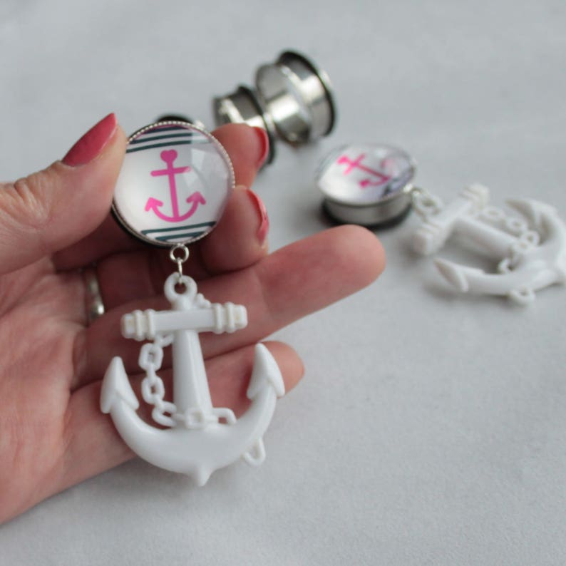 Tunnel Plug Dangle Gauge flare pendant 2G 0G 38\u201d 00G 12 916\u201d 58\u201d 1116 1316 78 1 6mm 8mm 10mm 12 mm 14mm 16mm 18mm 20mm 22mm 25mm