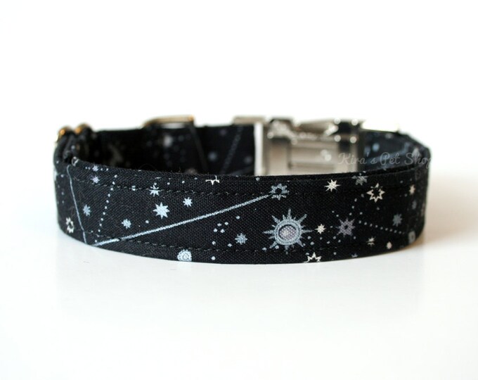 Galaxy Dog Collar Celestial Dog Collar Designer Dog Etsy