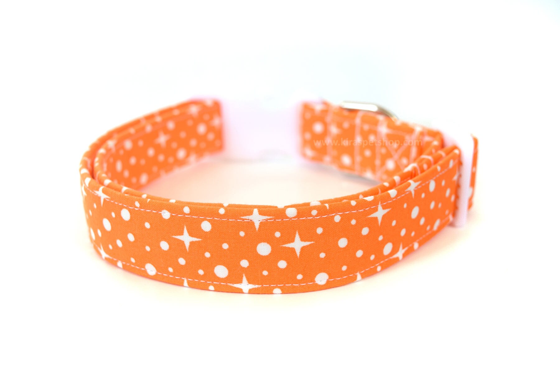 Retro Orange Dog Collar Modern Dog Collar Pet Accessories Etsy