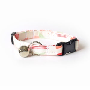 Modern Abstract Cat Collar, Breakaway Cat Collar, Hipster Kitten Collar