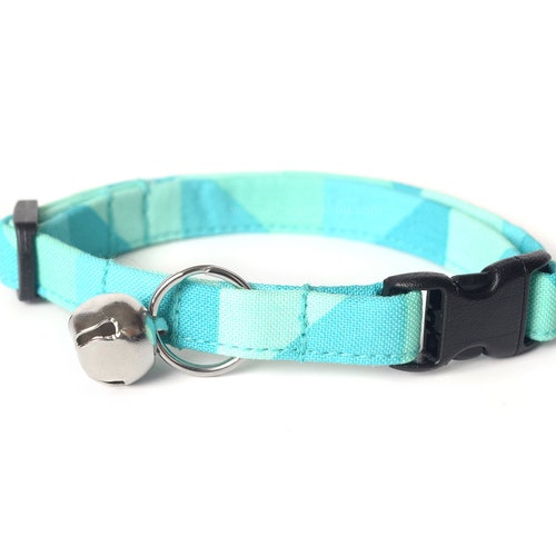 teal kitten collar
