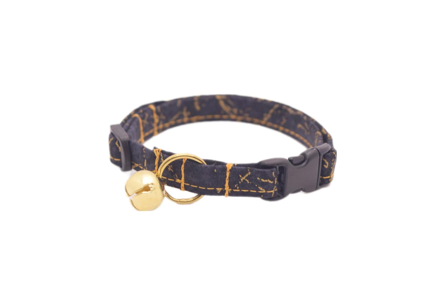 Black and gold cat collar sales