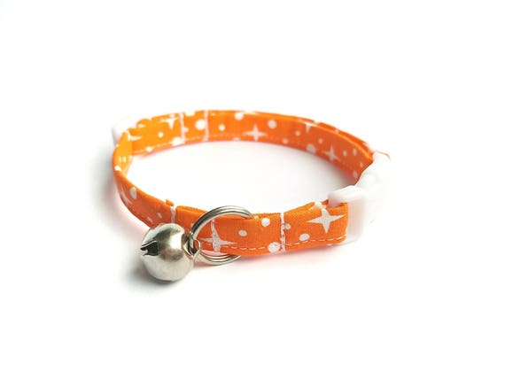 Orange Cat Collar Breakaway Cat Collar 