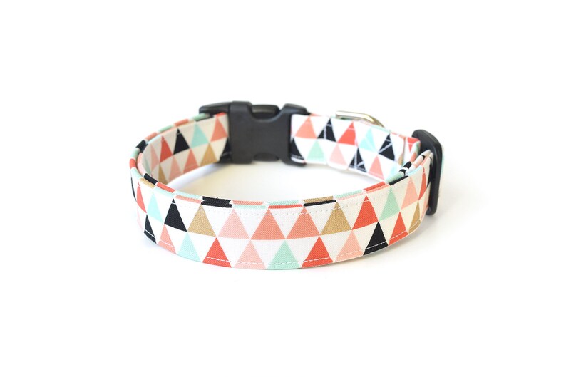 geometric dog collar
