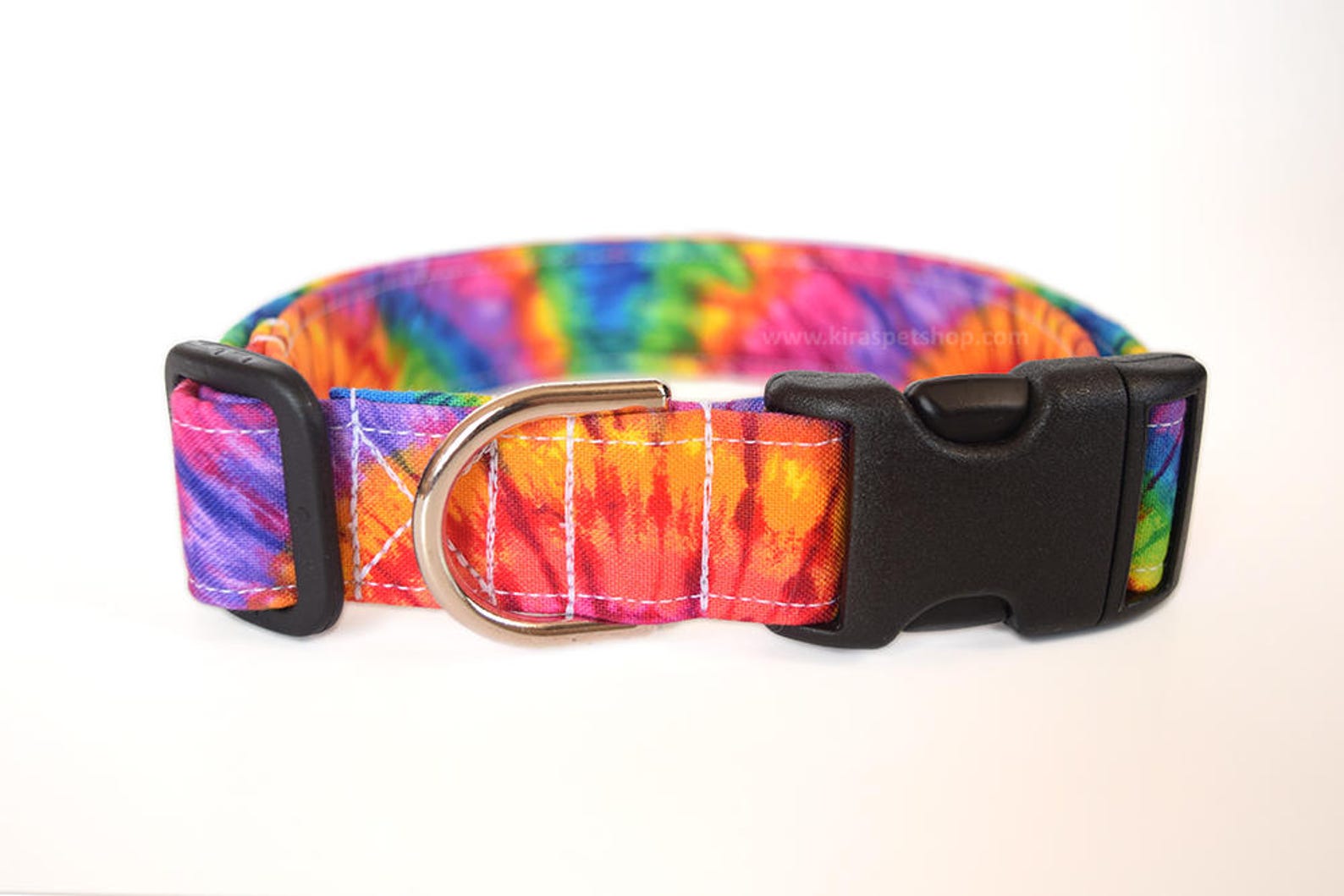 Tie Dye Dog Collar Hippie Dog Collar Designer Dog Etsy