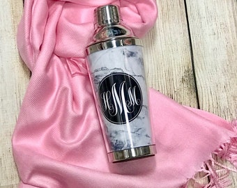 Personalized Cocktail Shaker - Monogram Shaker | Monogram Martini Shaker | Personalized Gift | Bridesmaid Gift