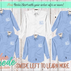 bridesmaid oxford shirts