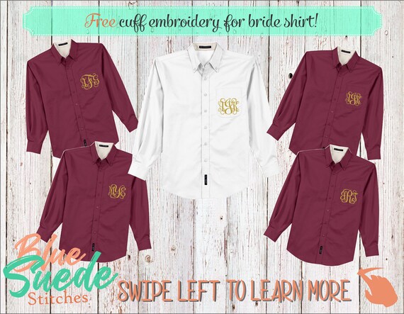 bridesmaid oxford shirts