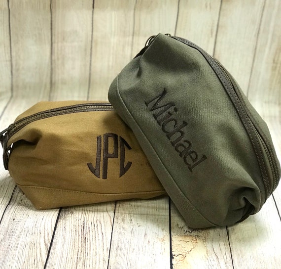 Polare Toiletry Bag Full Grain Leather Shaving Kit Dopp Kit Travel Cas