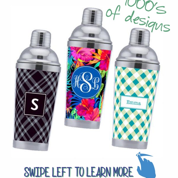Personalized Cocktail Shaker Etsy