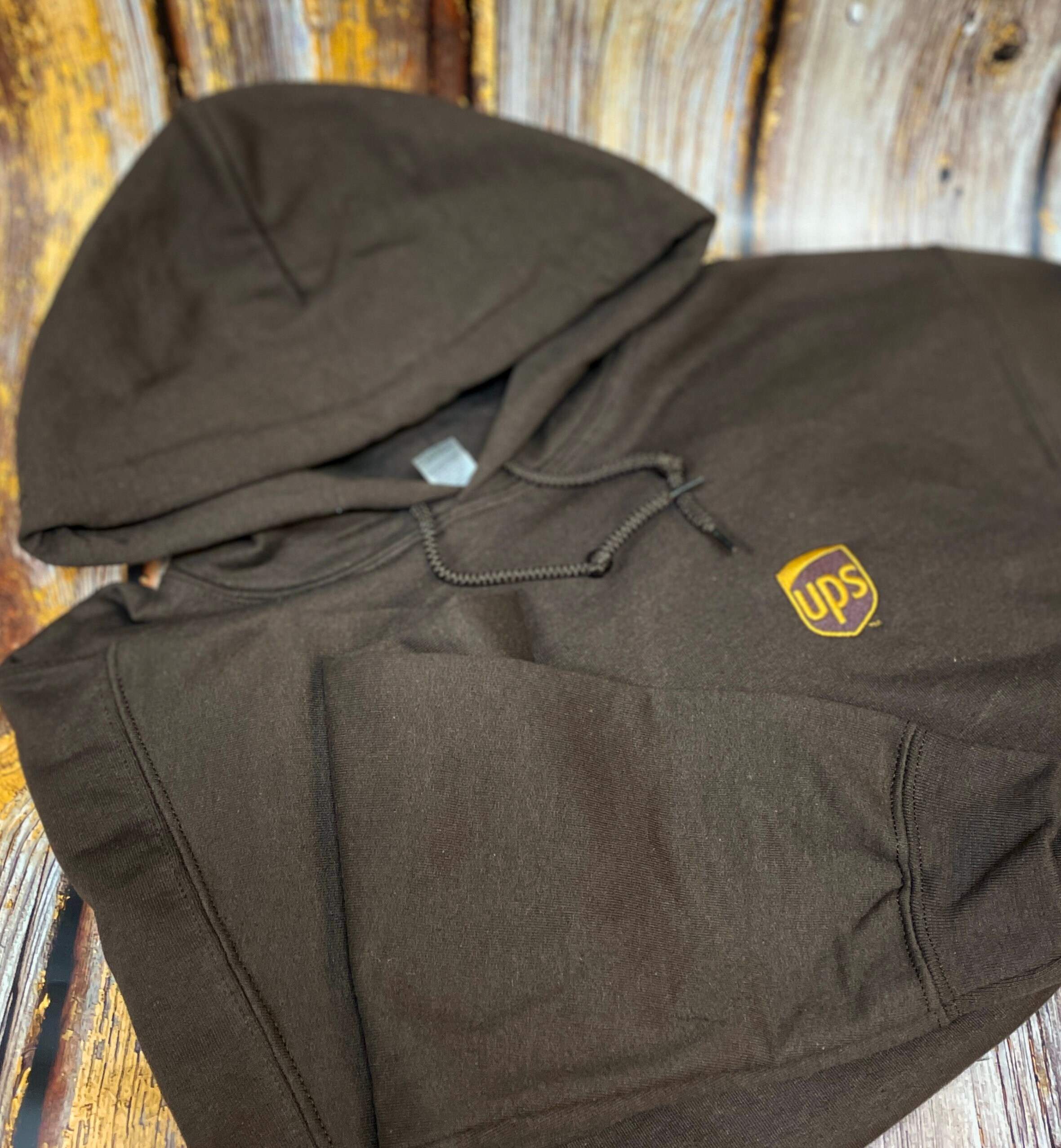 ups hoodie brown