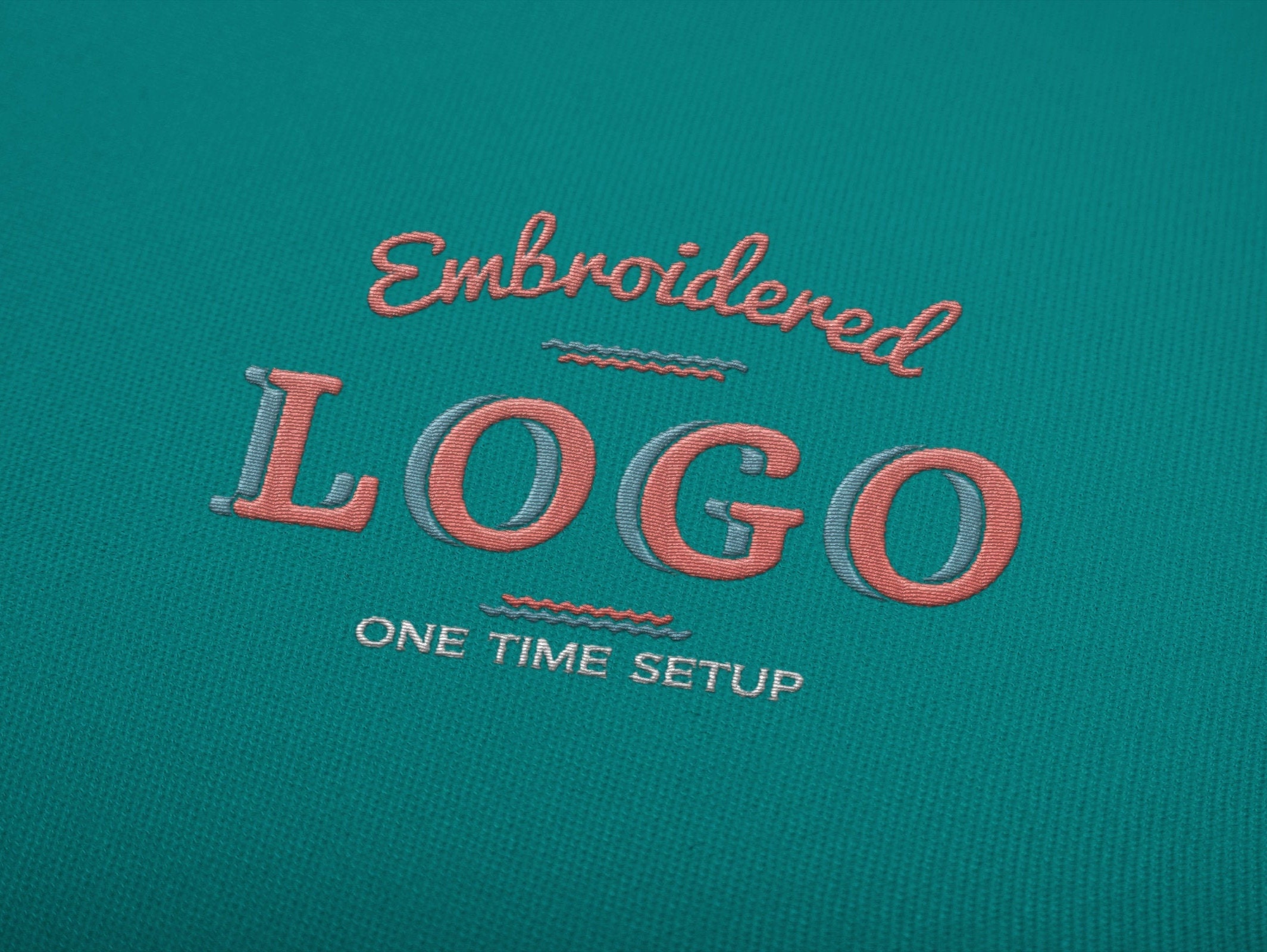Embroidered Logo One Time Setup - Etsy
