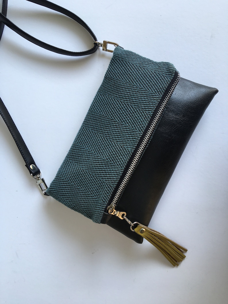 Adjustable Crossbody Strap From Vegan Leather Thin Purse Etsy