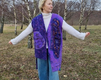 Felted vest Original Crazy Woolen Vest