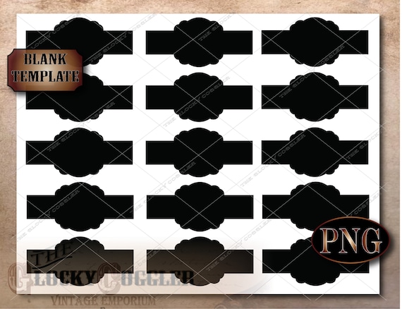 Cigar Labels Template File Set Jpg Svg Pdf Png - Etsy