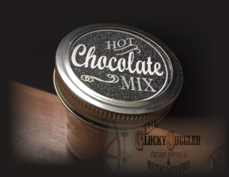 Hot Chocolate Mix Printable CHRISTMAS Sheet 12 Mason Jar Lid - Etsy