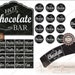 Hot Chocolate Bar Printable Set of 5 Files PDF JPG Chalkboard Art Style ...