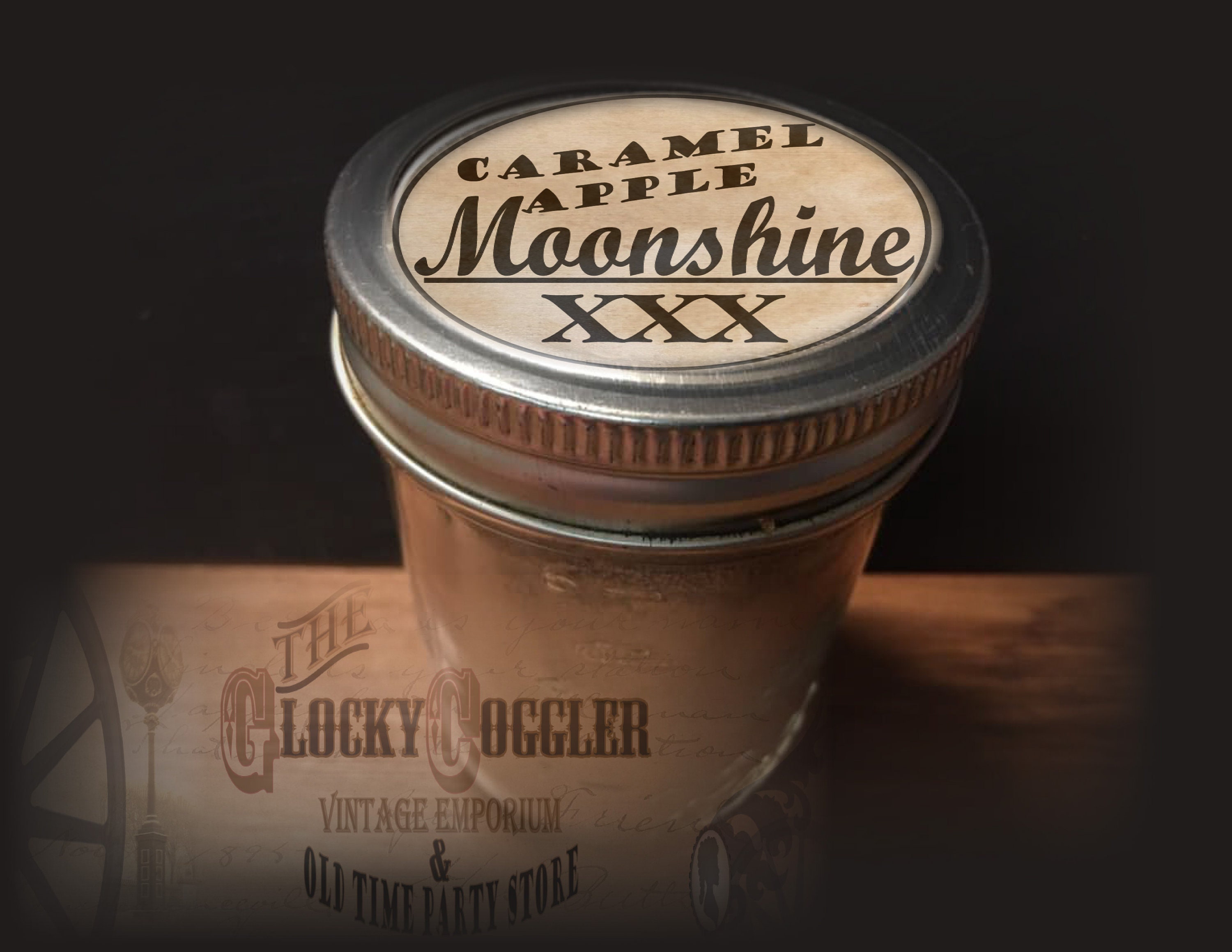 Moonshine Jar Labels Template