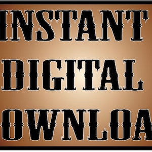 Puede incluir: Un fondo texturizado marr&oacute;n y naranja con el texto "INSTANT DIGITAL DOWNLOAD" en letras negras en negrita.