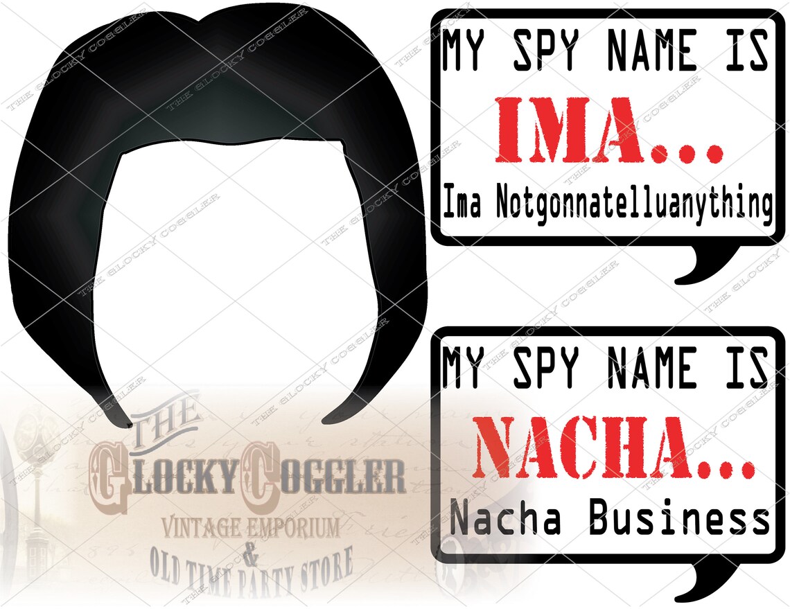 MURDER MYSTERY Detective Photo Booth Props 1 ZIP File Cast | Etsy