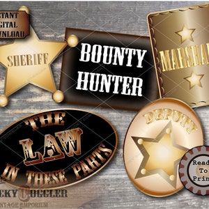 Bounty Hunter Movie Badge Prop Wallet