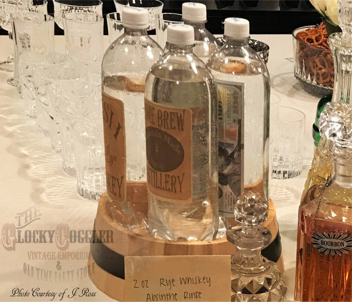 Booze Bottle Labels 6 Bootleg Printable Prohibition Speakeasy | Etsy