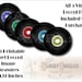 50s Printable Vinyl Record Images 5 PDF Files 11x11 1950s Retro Diner ...