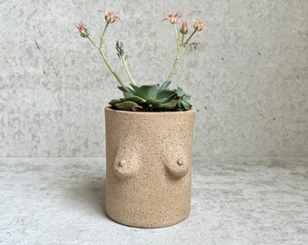 Boob Pot - Stoneware Planter