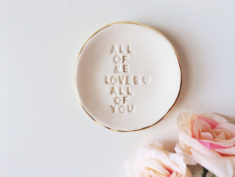 Ring Dish alles an mir liebt alle Sie Schmuck Dish Ring Bild 0
