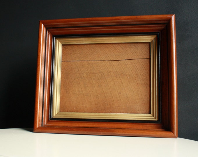 1800s Antique Solid Wood Frame. Real Wood Frame. Antique Picture Frame