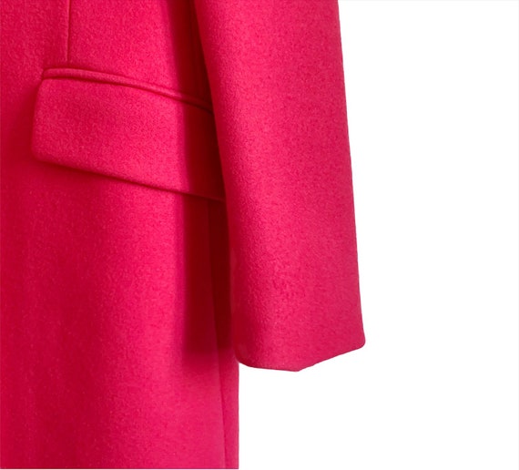 Y2K Moschino pink wool coat, Fuchsia Moschino Jea… - image 9